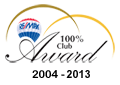 Remax 100% Club Award Logo